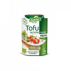 Tofu lactofermente au pesto...
