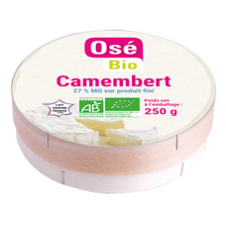 Camembert pasteurise. 20 % mg/