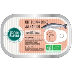 Filets de saumon au naturel...