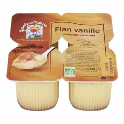 Flan vanille nappage...